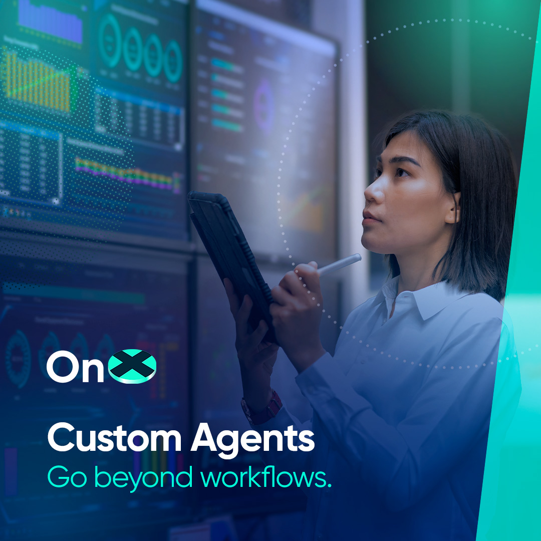 Transform more than just your workflows.

With OnX custom agents and expert guidance, you can identify high-impact use cases, deploy with confidence, and scale with strategy.

Learn how to turn automation into transformation: spr.ly/60174M6uX