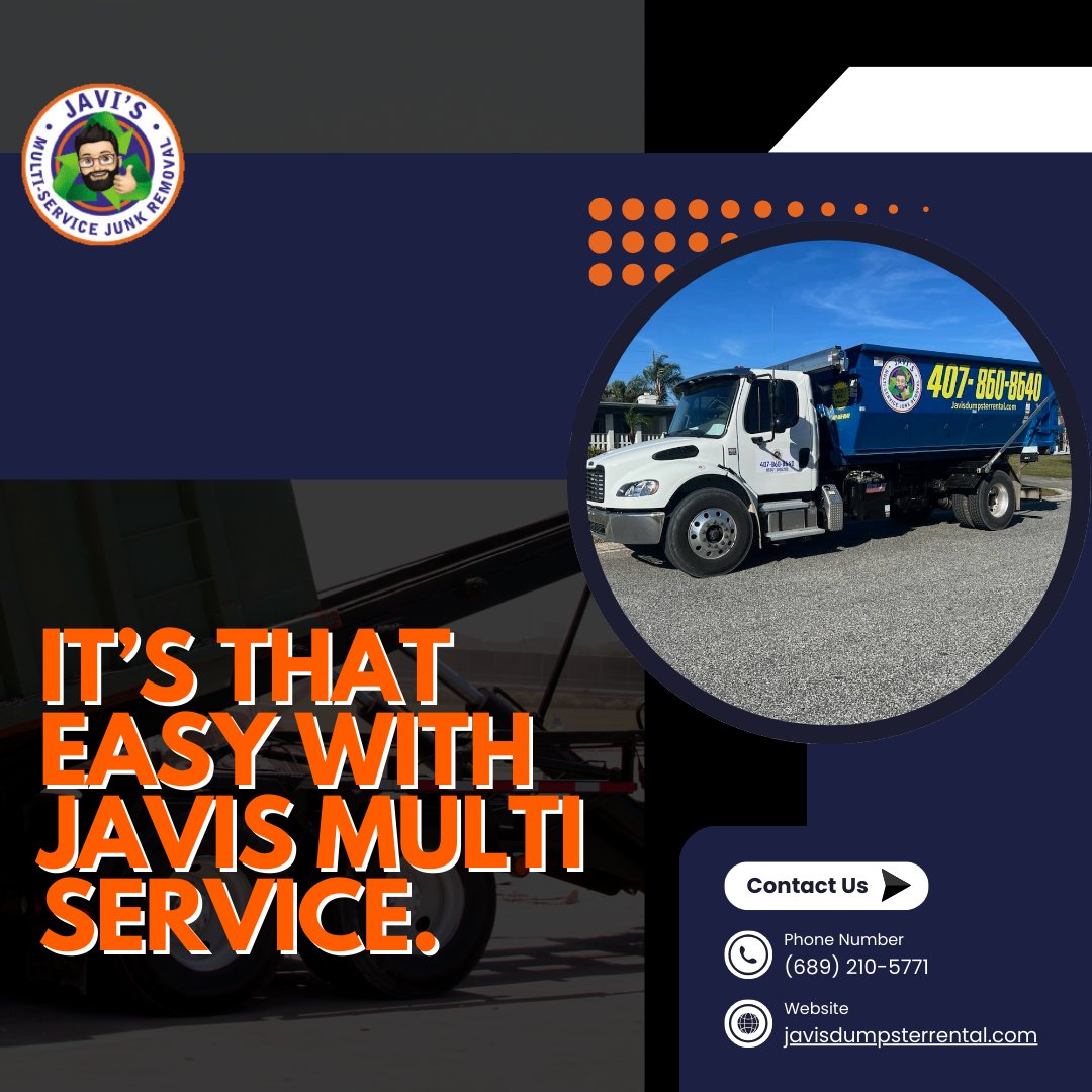javisdumpsters's tweet image. You clean up — we’ll haul it out.
 It’s that easy with Javis Multi Service.
 
🧾 Book at javisdumpsterrental.com

#WeekendCleanup #DumpTheStress #HaulAway