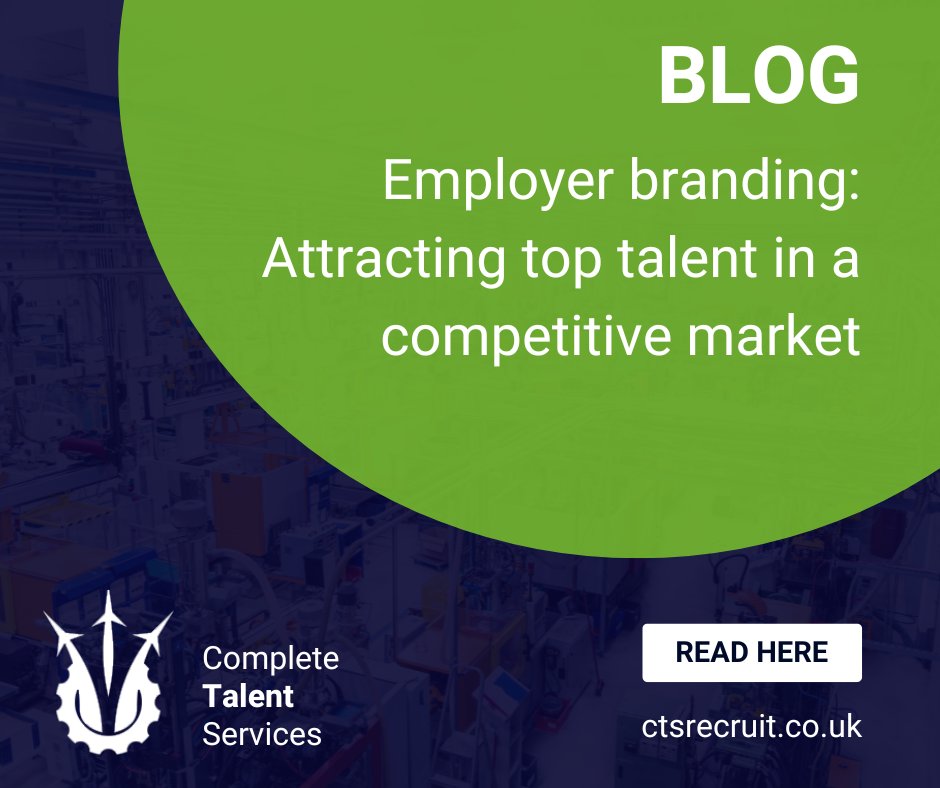 ctsrecruit's tweet photo. Want to attract top-tier talent in a competitive market?
It starts with your employer brand.

Read our latest blog for 7 practical strategies to stand out:

👉 https://t.co/1ASktcZmbl

#EmployerBranding #Hiring #TalentAttraction #RecruitmentTips #CompleteTalentServices https://t.co/6OR2YVKBEA