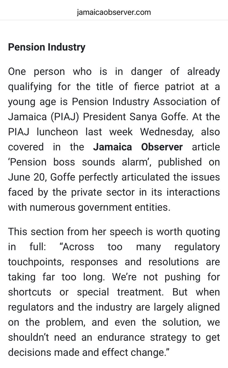 Don’t play with my girl enuh!

jamaicaobserver.com/2025/06/25/nav… Navigating the public-private divide - Jamaica Observer