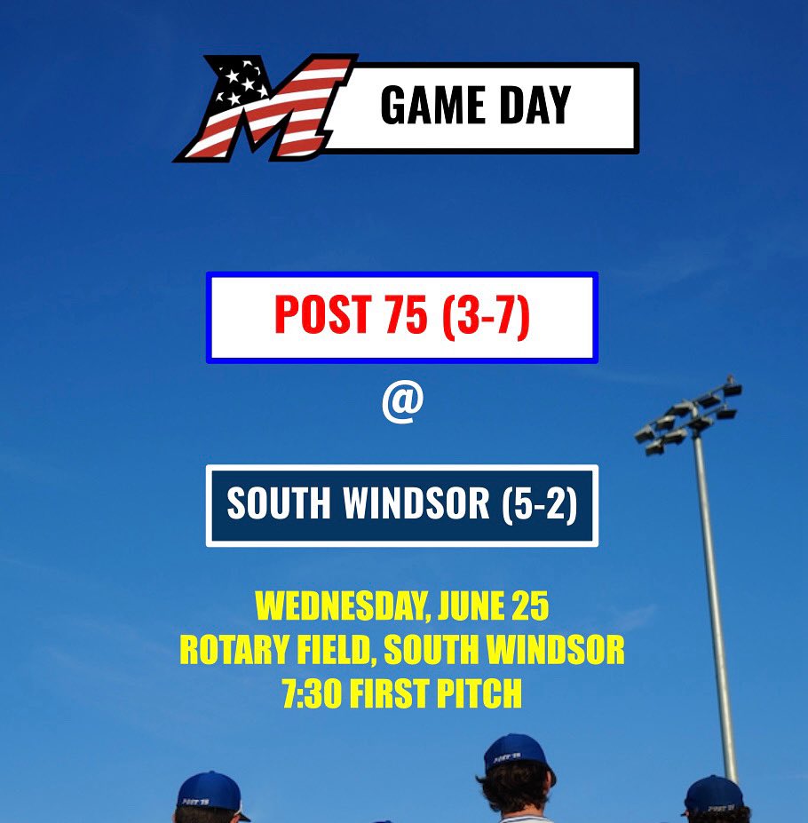 Four games in four days stretch ends tonight in South Windsor. #ctalbb