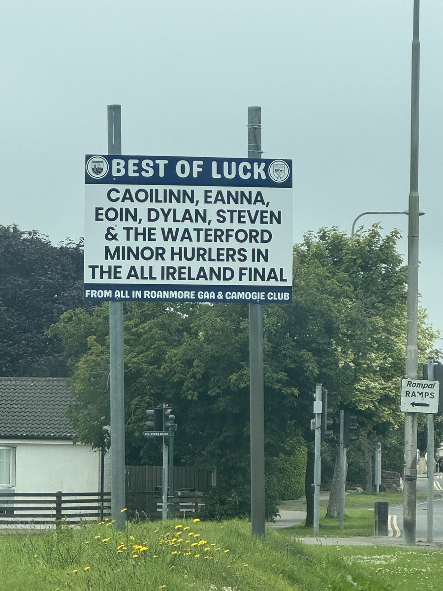 All Ireland Minor Hurling Championship Final

🗓️ Saturday 28th June
📍 Semple Stadium Thurles
⏰ 5:15pm

🏑🔵⚪️ Lets get out and support the lads 🔵⚪️🏑
Tickets available at: am.ticketmaster.com/gaa/minorhurli…

#DeiseAbú #RoanmoreAbú
🔵⚪️🔵⚪️🔵⚪️