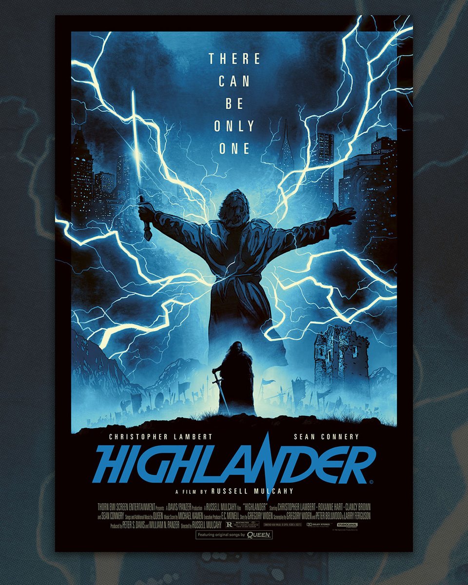 VicePressNews's tweet image. "There can be only one."
Highlander Movie Posters by Matt Griffin
Available now at Vice-Press.com/Highlander as part of our officially licensed, limited edition Highlander Collection