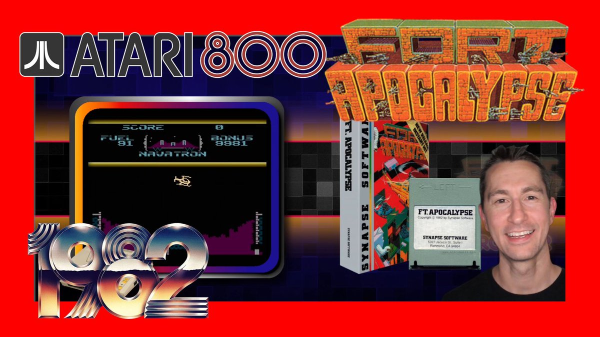chrono_retro's tweet photo. Fort Apocalypse (Atari 800) - Chronologically Gaming (CG) #atari #synaps... https://t.co/3GMCdrnGrm via @YouTube https://t.co/JkMcPW4vVM