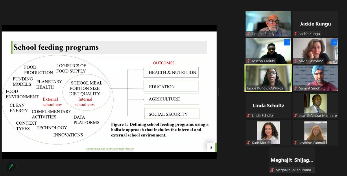 Zero_Hunger_Ke's tweet image. Our very own @JKKungu presenting @aphrc&apos;s  holistic model for school feeding programs at the launch of the Diets &amp;amp; Planetary Health Community of Practice, which we proudly co-chair.

#APHRCResearch #ZeroHunger #Right2Food #FeedTheFuture
