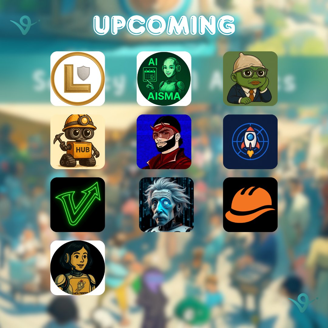 OG.eth | 🧙♂️ (@0g_cryptooo) on Twitter photo Upcoming launches on <a href="/virtuals_io/">Virtuals Protocol</a> $VIRTUAL 🚀
$LEGEND
$AISMA
$VVWIF
$HUB
$DARE
$RADAR
$VERT
$E=MC2
$CAT
$TAVIA
#VIRTUAL #VirtualsAgent Upcoming launches on <a href="/virtuals_io/">Virtuals Protocol</a> $VIRTUAL 🚀
$LEGEND
$AISMA
$VVWIF
$HUB
$DARE
$RADAR
$VERT
$E=MC2
$CAT
$TAVIA
#VIRTUAL #VirtualsAgent