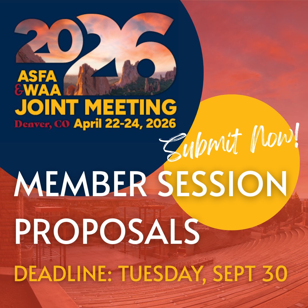 📣 ASFA Members—got an idea for #ASFA2026? Propose a 90-min session (3 speakers) for the ASFA &amp; WAA Joint Meeting! Help shape the program &amp; spotlight key topics in apheresis. 🌍

📝 Submit now: ow.ly/wyXp50WeghW

#ASFA2026 #WAA #JointMeeting #CallForProposals #Apheresis
