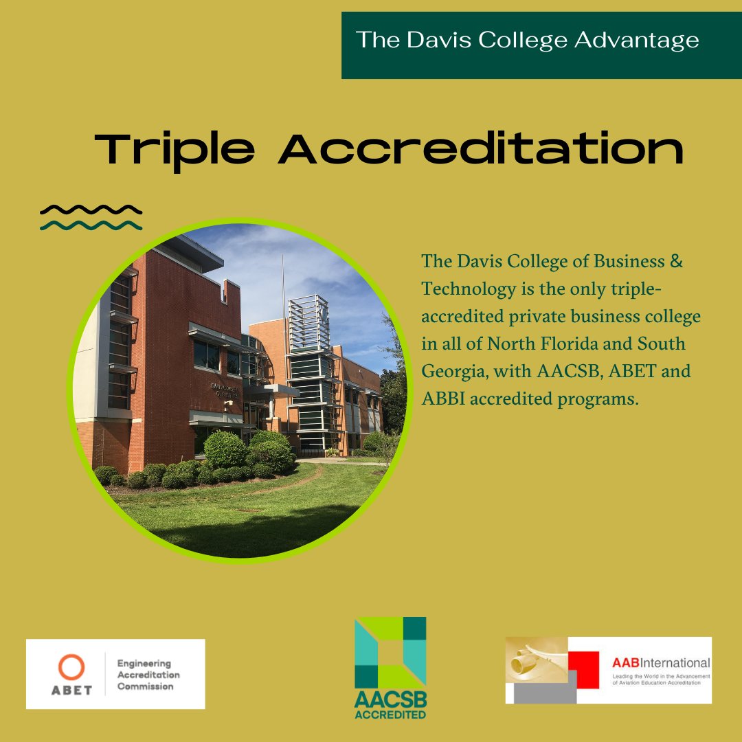 The Davis College Triple Advantage!