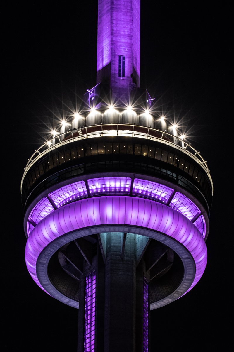 Tonight the #CNTower will be lit purple for World Vitiligo Day / Ce soir, la #TourCN sera illuminée en violet pour la Journée mondiale du vitiligo