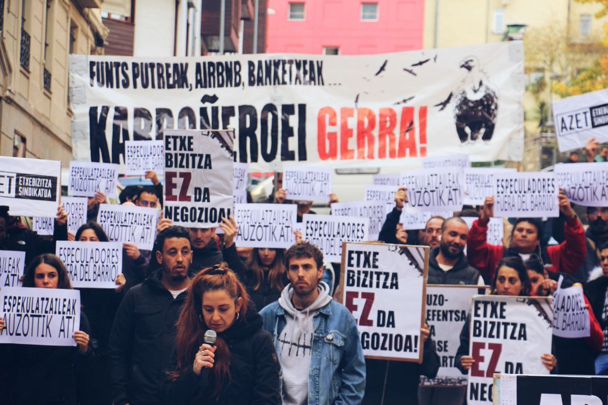 AlertaIrratia's tweet image. AZET Sindikatua anuncia posibles desahucios en Bilbo para el 27 de junio y 7 de julio, en ambos casos de familias con menores.