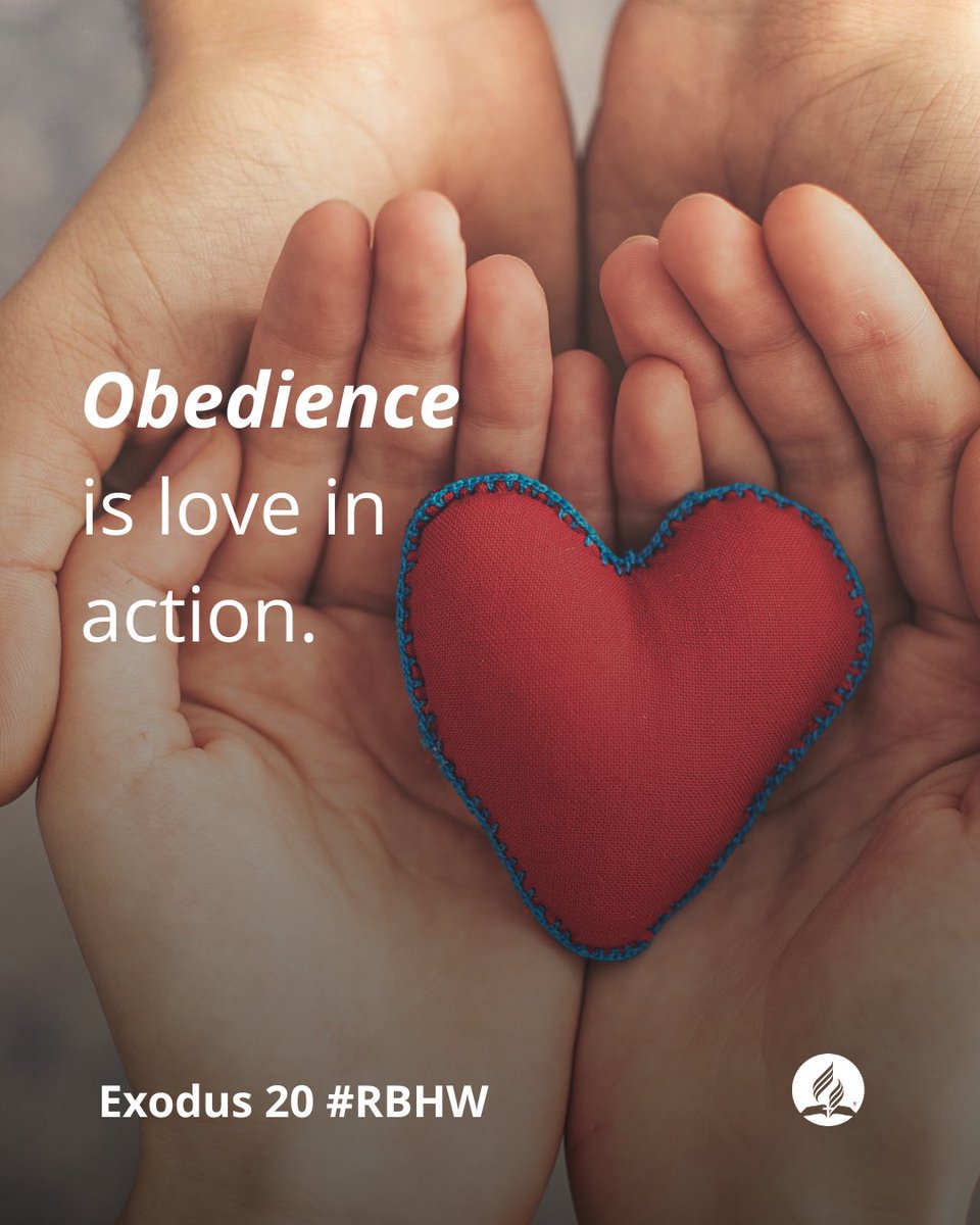 AdventistIAD's tweet image. 📜 On Sinai, God revealed His love through His moral law. The Sabbath isn’t just a day,
it’s the sign of a living relationship with Him. Obedience isn’t a burden; it’s the joy of walking in covenant with God.
#RBHW #Exodus #TenCommandments