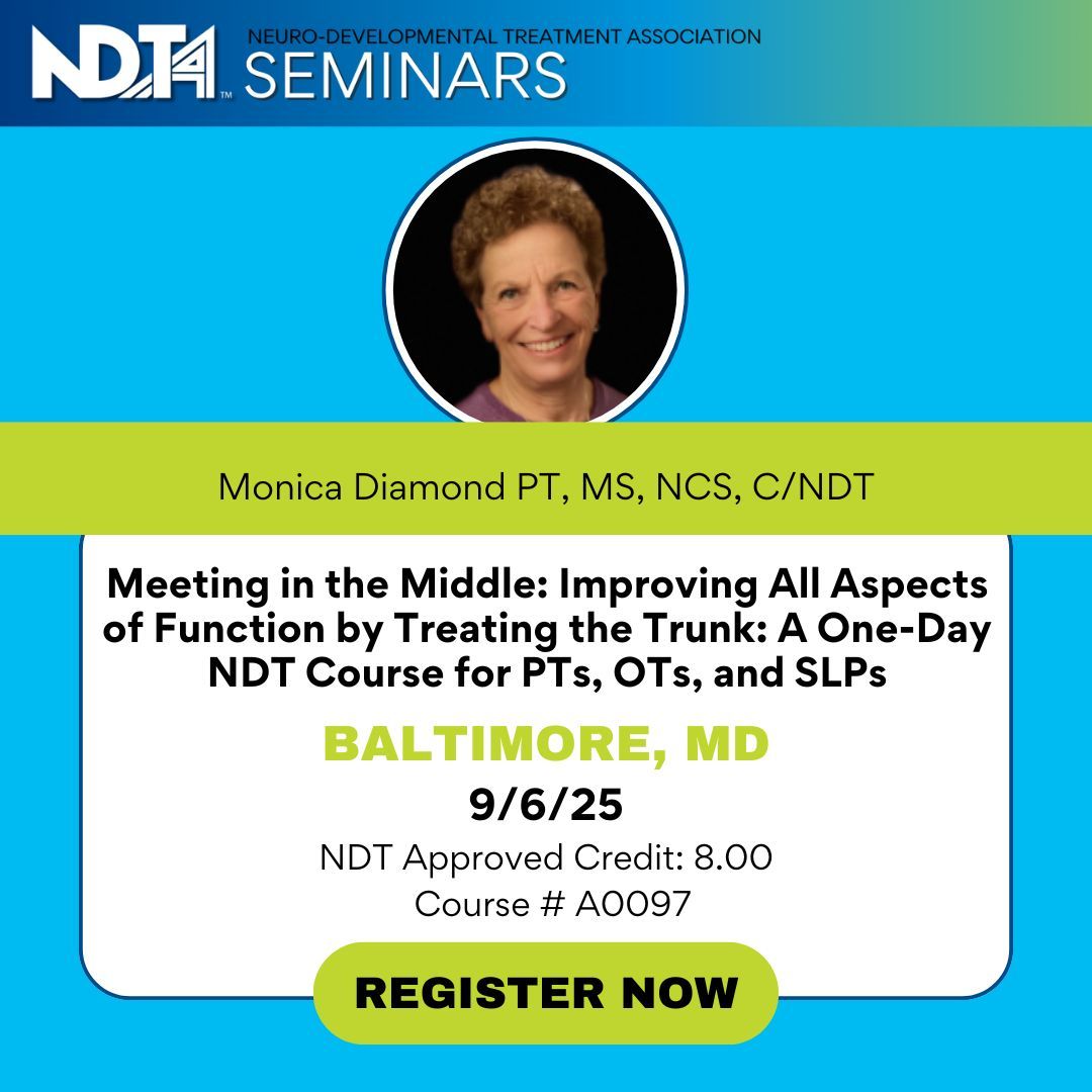 Delve into the intricate role of the trunk in facilitating postural and functional control. Enhancing understanding of how the trunk interacts with the shoulder girdle, pelvic girdle and neck, to better address the complex needs of your clients. 

Login at ndta.learningbuilder.com