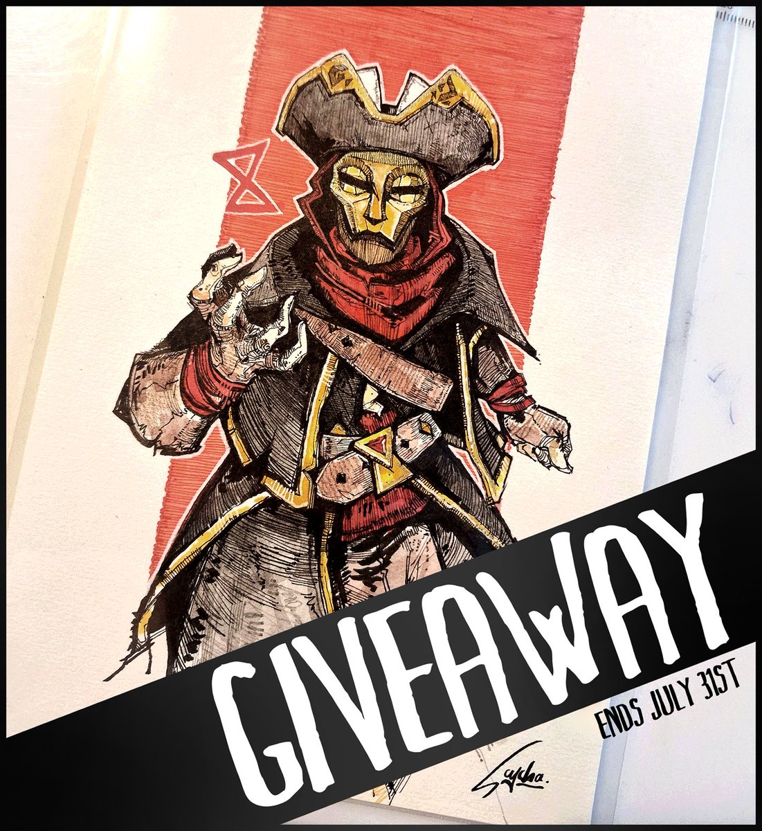 Soycha_Art's tweet image. I'll be away for SoTFest 2025 soon so here's a giveaway for the time being 🥳
For a chance to win this hand drawn art of 'The Servant of the Flame' from #SeaOfThieves just:
❤️ Follow
🩶 Like
🧡 Repost
Good luck ‼️