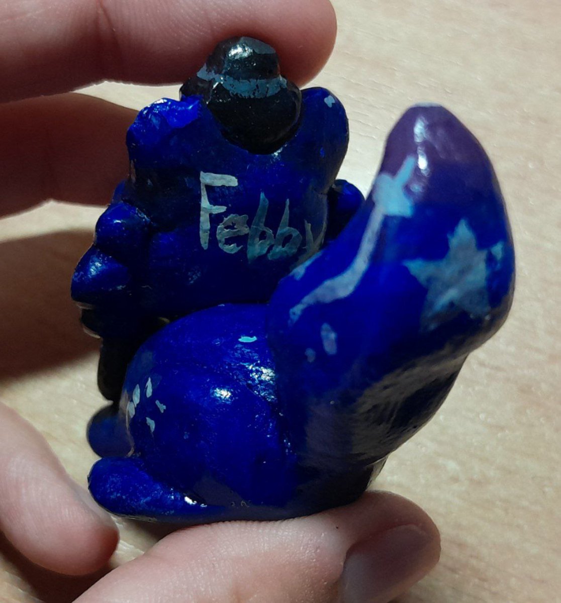 mordehi_lava's tweet image. i made a clay Febby figurine :D #daradio