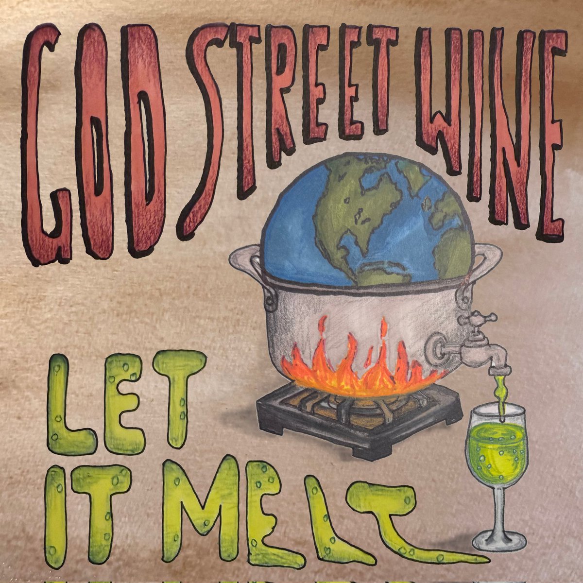 🍇🍷🎶 NEW MUSIC 🎶🍷🍇 
"Let it Melt" is out now on your streaming platform of choice! Spotify link at linktr.ee/godstreetwine

Special thanks to Robin Osander for the art! 

#GodStreetWine #LetItMelt #NewMusic #JamBand #NowPlaying