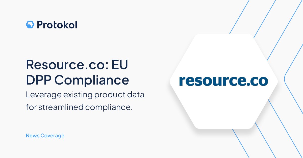 Matthew Ekholm, DPP and Circularity Specialist at Protokol, appears in <a href="/resource_media/">Resource Media</a> to discuss the steps companies can take to prepare for upcoming #EU mandates like the #ESPR more efficiently and cost-effectively. Read more: hubs.la/Q03tmQxz0