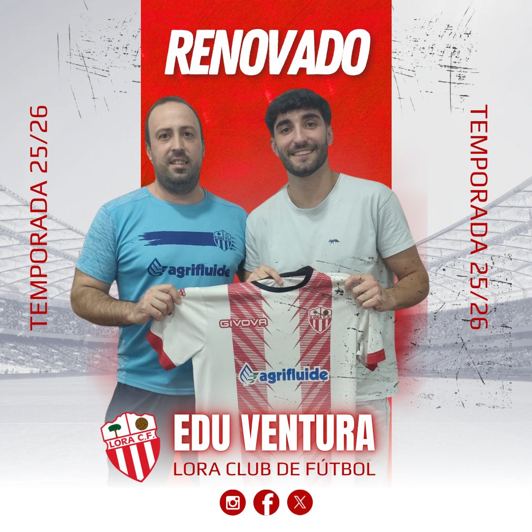💣 𝐒𝐄 𝐐𝐔𝐄𝐃𝐀 𝐘 𝐄𝐒𝐎 𝐋𝐎 𝐃𝐈𝐂𝐄 𝐓𝐎𝐃𝐎
Cada entrenamiento, cada partido, cada jugada..
<a href="/eduventura13/">Edu Ventura</a> demuestra q ESTE ESCUDO SE SIENTE, no solo se lleva
🔴⚪ RENOVADO 💪
Representa el espíritu del <a href="/LoraCFOficial/">LORACF</a> TRABAJO, HUMILDAD, PASIÓN
💪VAMOS EDU!
#EduSeQueda ❤️⚪
