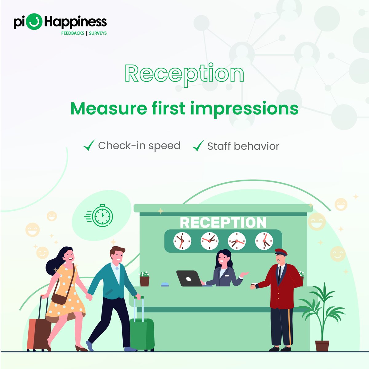 piHappiness's tweet image. Every moment counts in hospitality.

From booking to check-out, piHappiness helps you map and improve the entire guest journey with real-time feedback 

📍𝗩𝗶𝘀𝗶𝘁 𝘂𝘀: pihappiness.com 👈

#customerexperience #cxsoftware #hospitalitytech #guestfeedback  #piHappiness