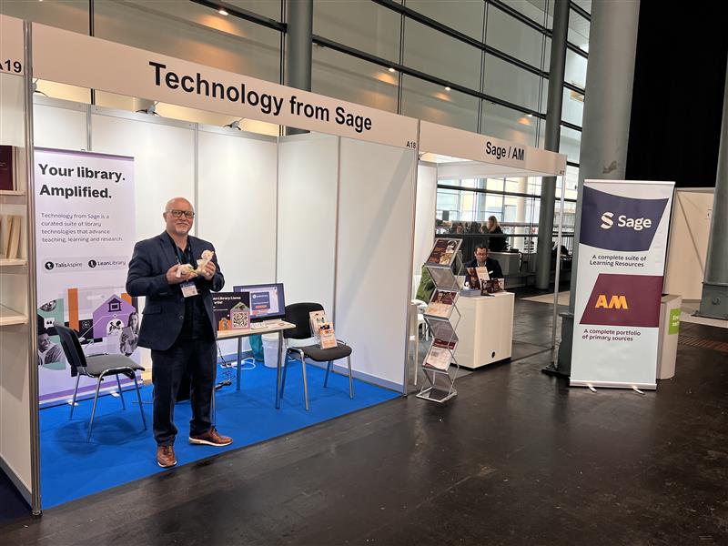 Technology from Sage are at Bibliocon/German Library Congress! #bibliocon2025

Come and say hi to Senior Development Manager Stephen Smith, and you could get your hands on a Talis Turtle 🐢 or Lean Library llama 🦙. 

Find out more: technologyfromsage.com/events/german-…