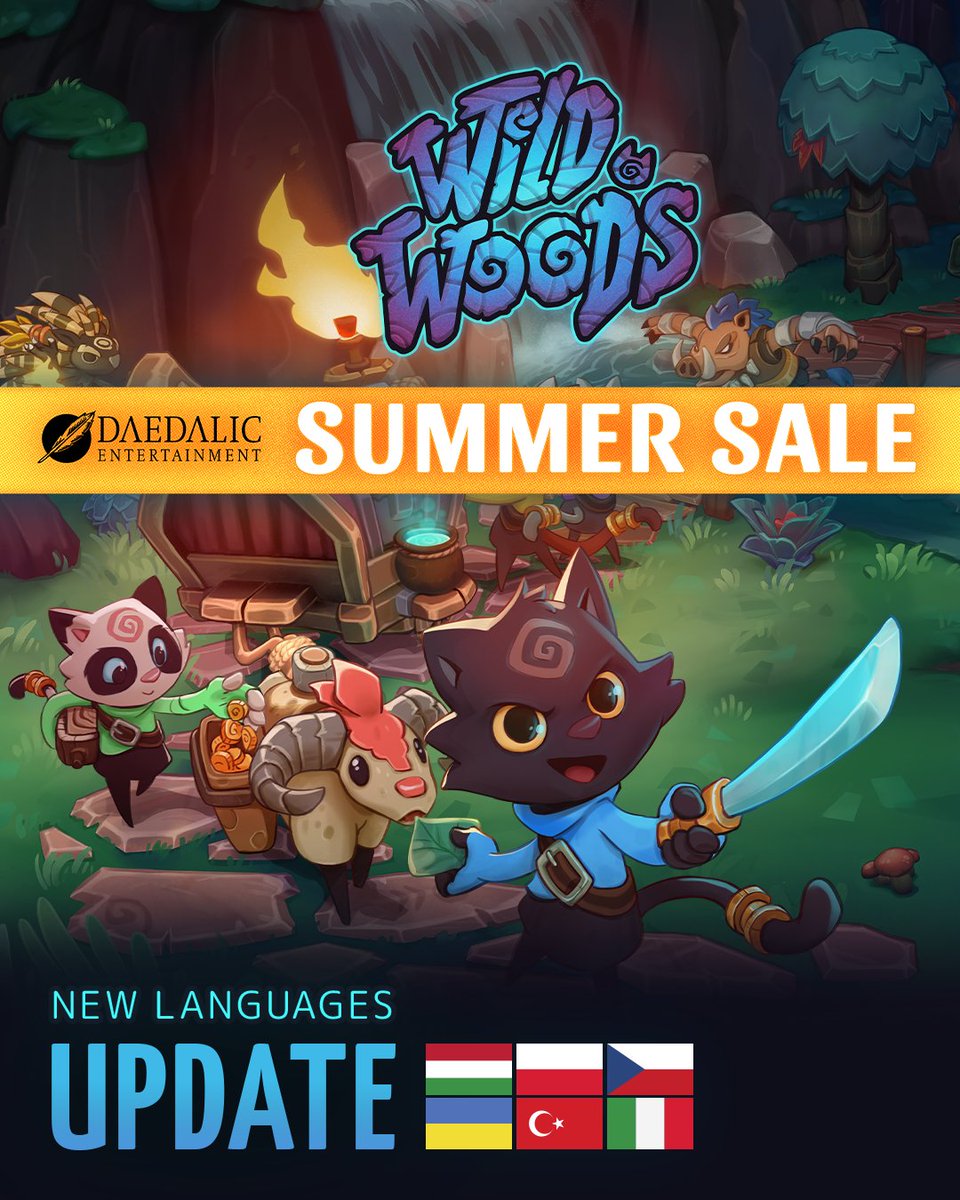 Perfectly in time for the #SteamSummerSale, we've got a new update for you!🌞🍦
It includes six new languages, a lot of bug fixes, and some pawesome new visual effects ✨😻

Head over to Steam and start your adventure now! 🌳🐱

s.team/a/1975580

#indiedev #gamedev