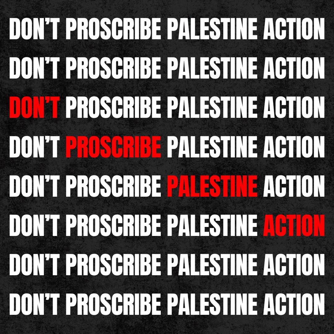 PSCupdates's tweet image. The government wants to proscribe @Pal_action as part of a wider crackdown on those protesting for Palestine. This undermines all our civil liberties and democratic freedoms. 

Sign the petition to oppose plans to proscribe Palestine Action: palestinecampaign.eaction.org.uk/NoProscription