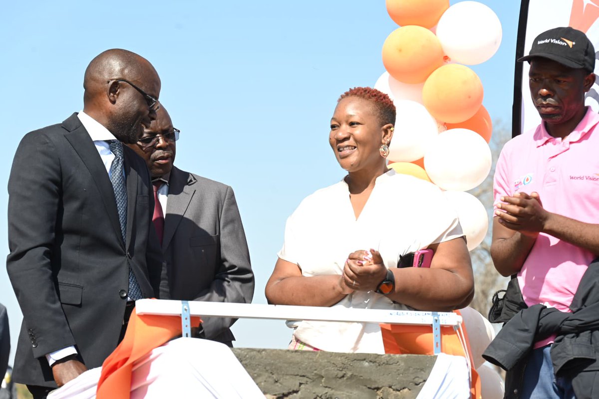 Ng0za's tweet photo. Today I am in Chitongo Namwala, where i am handing over a dam on behalf of World Vision Zambia to the government and the community. The dam was constructed at a cost of US$700,000 improving resilience and livelihood. #BeyondHR https://t.co/mEbSpSqkj8