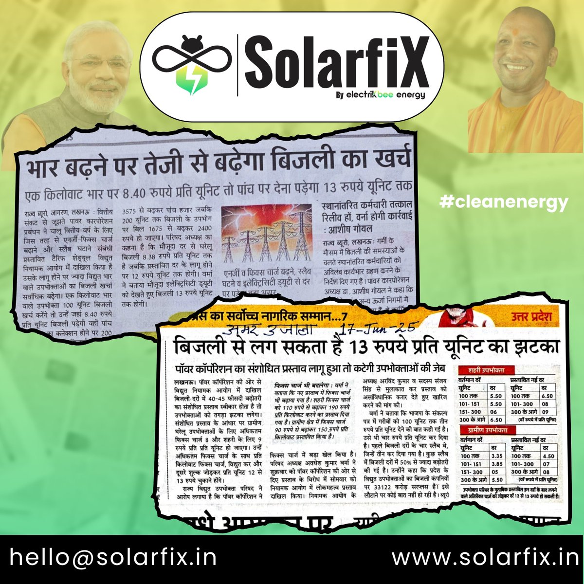 Electrik_Bee's tweet image. 🌞 Nearly 14 lakh households across India are now harnessing free energy through rooftop solar under the PM-Surya Ghar: Muft Bijli Yojana!

#SolarfiX #RooftopSolar #EnergyFreedom #GreenIndia #PMsuryaGhar #SolarForAll #MuftBijliYojana #RenewableEnergy