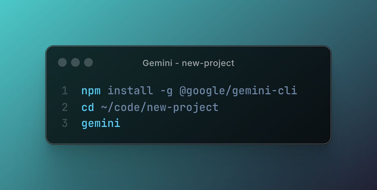 m4rkmc's tweet image. I am PUMPED to finally share what we’ve been working on:
🖥️ Introducing the Gemini CLI!
It can code, sure, but with access to your system shell, files and MCP servers, it can also:
👩🔬 Do research
💽 Organise your MP3s
Resolve rebases
🔬 Even strace that weird hung process…