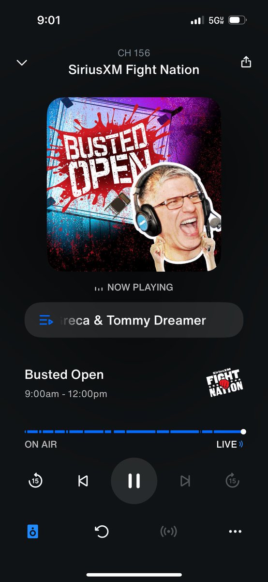 TooSweetNeil's tweet image. YES!!!! My usual Double Dose of .@BustedOpenRadio Wednesday    You see this .@SIRIUSXM I listen to #BOAfterdark to start my early morning. Then listen to the daily show!!! #BustedOpen247 #BustedOpen247