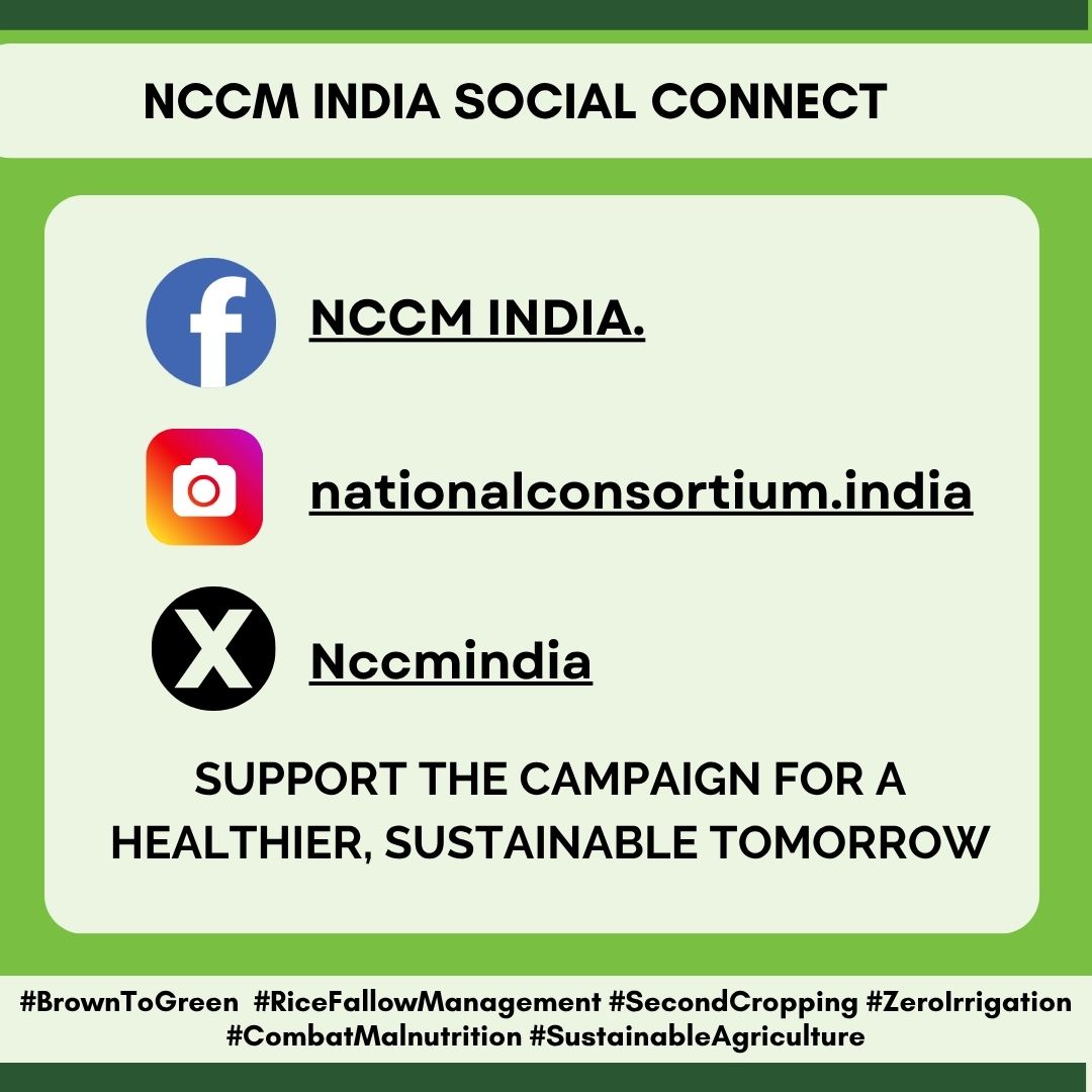 #BrownToGreen
Out of 627 first-time #SecondCropping farmers, 98% used part of their yield for home consumption—a powerful boost to rural #Nutrition and #FoodSecurity.
 #ZeroIrrigation #ViksitBharat
<a href="/AgriGoI/">Agriculture INDIA</a> <a href="/CMOfficeUP/">CM Office, GoUP</a> <a href="/upagriculture/">U.P. Agriculture Dep</a> <a href="/timesofagricult/">timesofagriculture</a> <a href="/down2earthindia/">Down To Earth</a> <a href="/NITIAayog/">NITI Aayog</a>