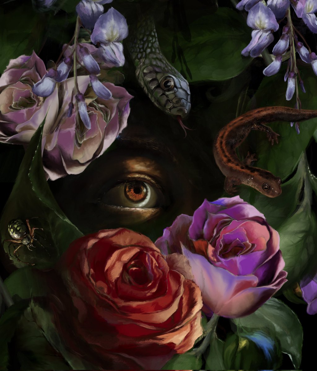 Gm 🖤

Refuge took me about 3 months to finish, in between my job teaching art and raising my 3 children. I am incredibly proud of this work and know that whoever collects it will appreciate the world I created.

Refuge represents my childhood. I grew up in a rural place and