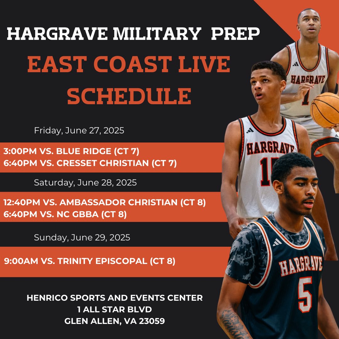 Ben Veshi (@hargravehoops) on Twitter photo Thrilled for another opportunity to compete this weekend at the inaugural <a href="/ECL_Showcase/">East Coast Live</a> in Richmond‼️#HargraveFamily Thrilled for another opportunity to compete this weekend at the inaugural <a href="/ECL_Showcase/">East Coast Live</a> in Richmond‼️#HargraveFamily