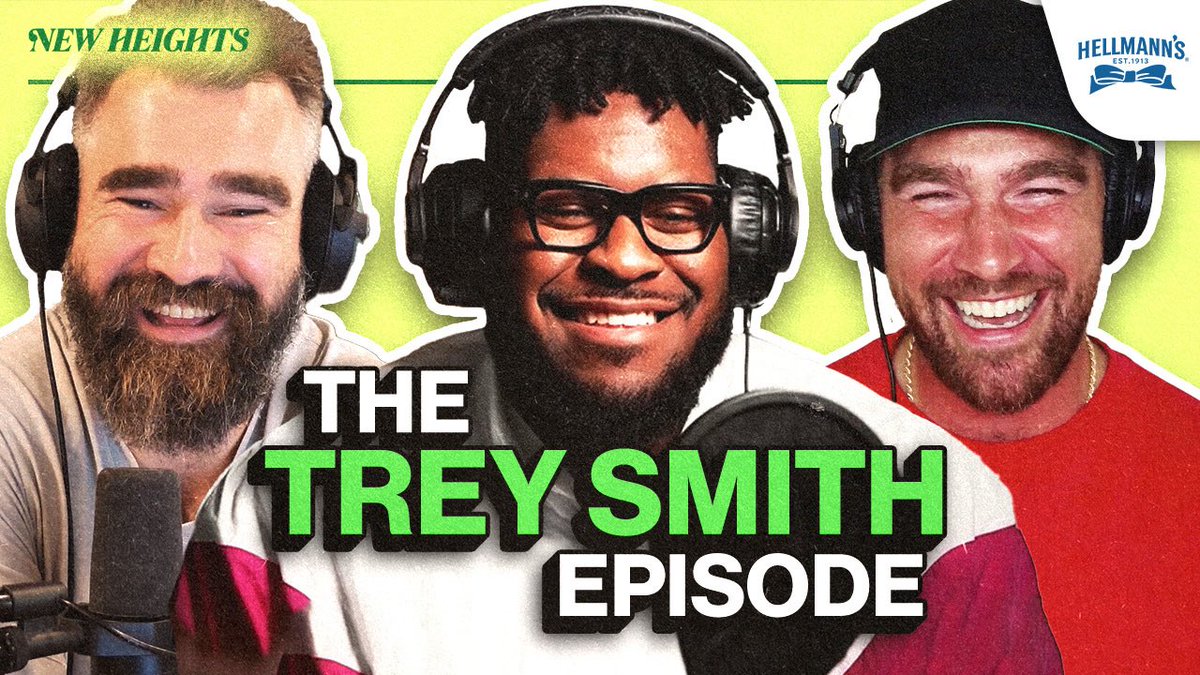 NEW EPISODE OF NEW HEIGHTS
- What it’s really like blocking for Pat Mahomes
- How Trey’s football career almost never happened
- Building an NFL roster out of WWE Superstars
- Jason and Travis reminisce on their worst struggle meals
- &amp; MORE