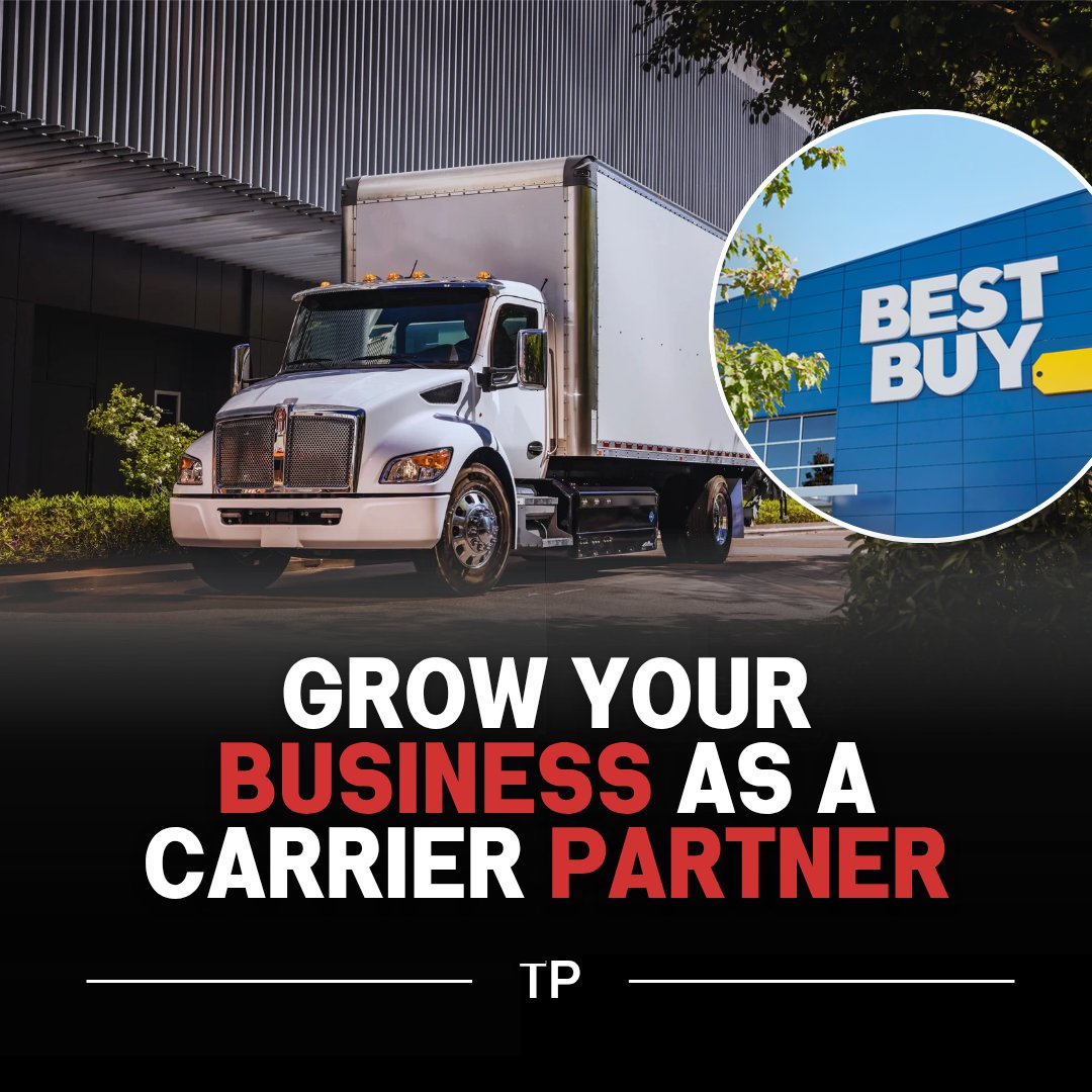 Best Buy Carrier Partnership ↓

They're currently seeking carrier partners to enhance their logistics and delivery capabilities.

partners.bestbuy.com/united-states/…

#trucking #business #entreprenuership #TruckDriver #business #Logistics #entrep