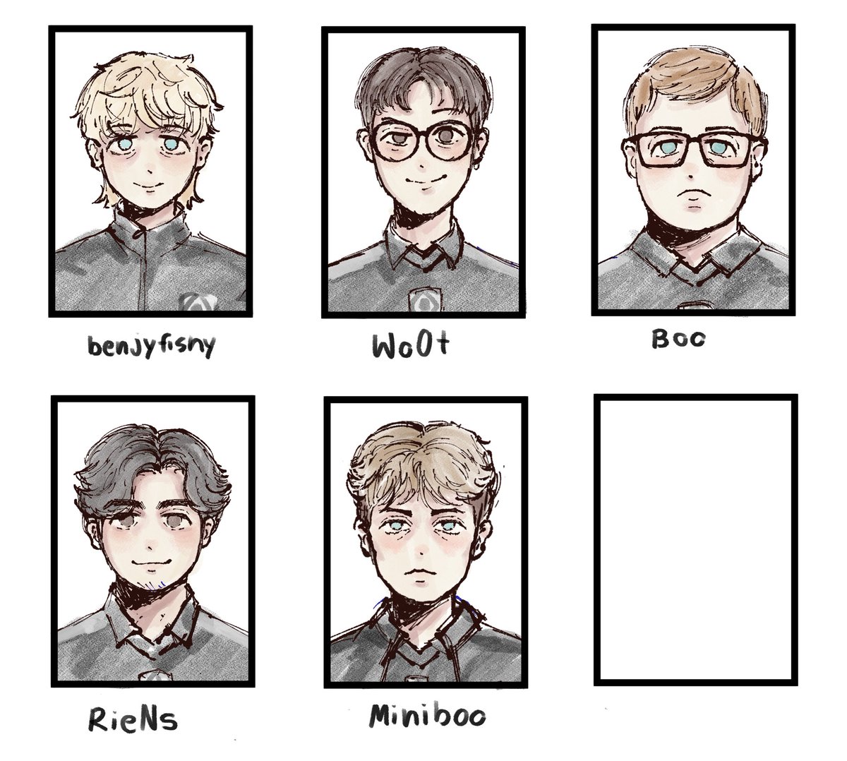after seeing yaya post her sen academy fanart, it reminded me that i doodled this heretics yearbook page before toronto 😭😭💔💔