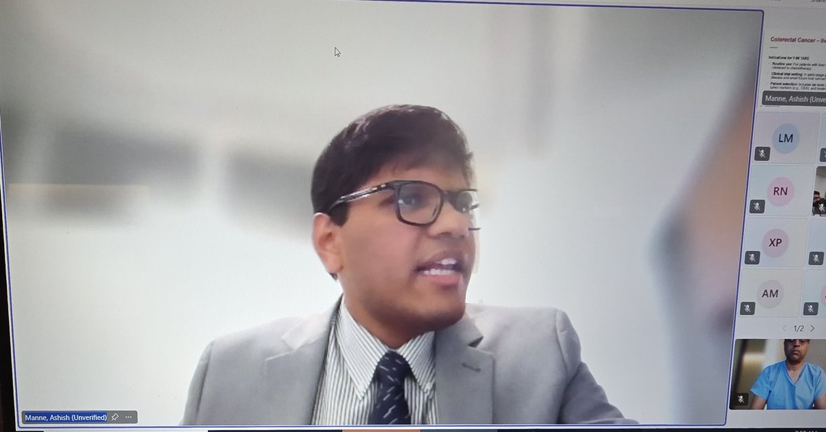 keithppereira's tweet photo. Fantastic talk by Dr. @AshishManne  (@OhioState) on Liver-Directed Locoregional Therapy in Oncology: Current Practice &amp; Emerging Trends — a GI oncologist’s sharp, insightful perspective on advancing liver cancer care at @SLU_VIR  grand rounds 👏🔥

 #LiverCancer #Oncology #VIrad https://t.co/bHenKVEJZF