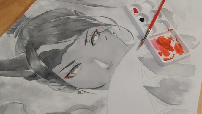 昔描かせていただいた理想那さんの手描きプレイマット 時間に余裕が出来たらまた手描きのプレイマット作りにも挑戦してみたいものです