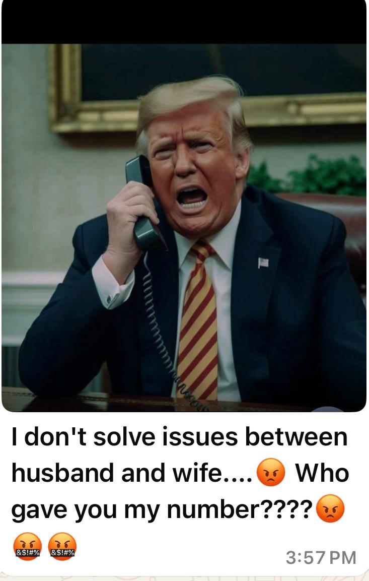 I knew this was bound to happen 

#HusbandWife #Trump