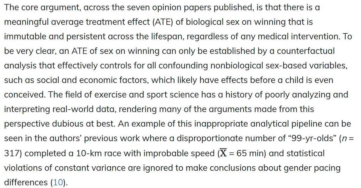 TenanATC's tweet image. Should transgender athletes compete with cisgender athletes? I don&apos;t know. 

There are more Opinions, Position Stands, &amp;amp; Reviews than Original Research. The Original Research out there, is HIGHLY confounded, full of garbage, and invalid statistical analyses. Soon in @japplphysiol