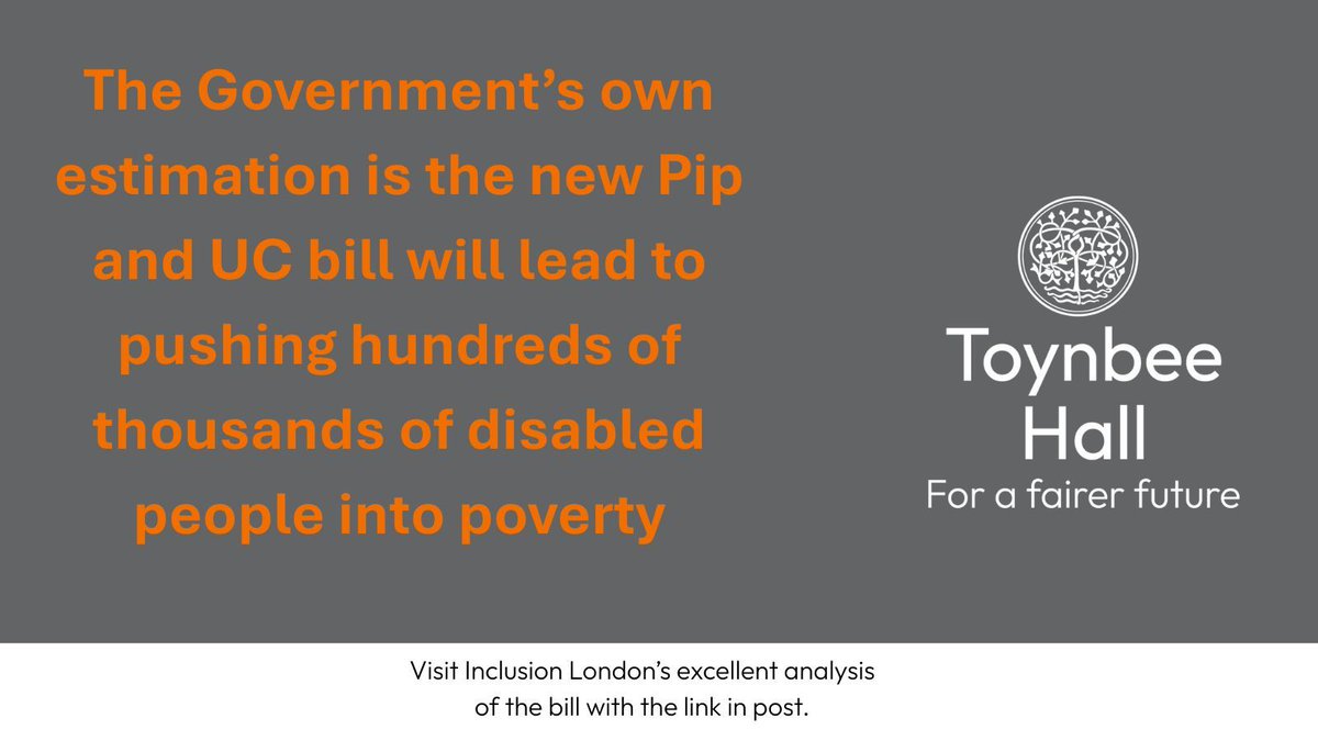 🔉 Decisions About Disabled People, Without Disabled People:
Given that by the government's own estimates, its new PIP cuts bill will push hundreds of thousands of disabled people into poverty or deeper poverty, it's no surprise that it was created without meaningful input from