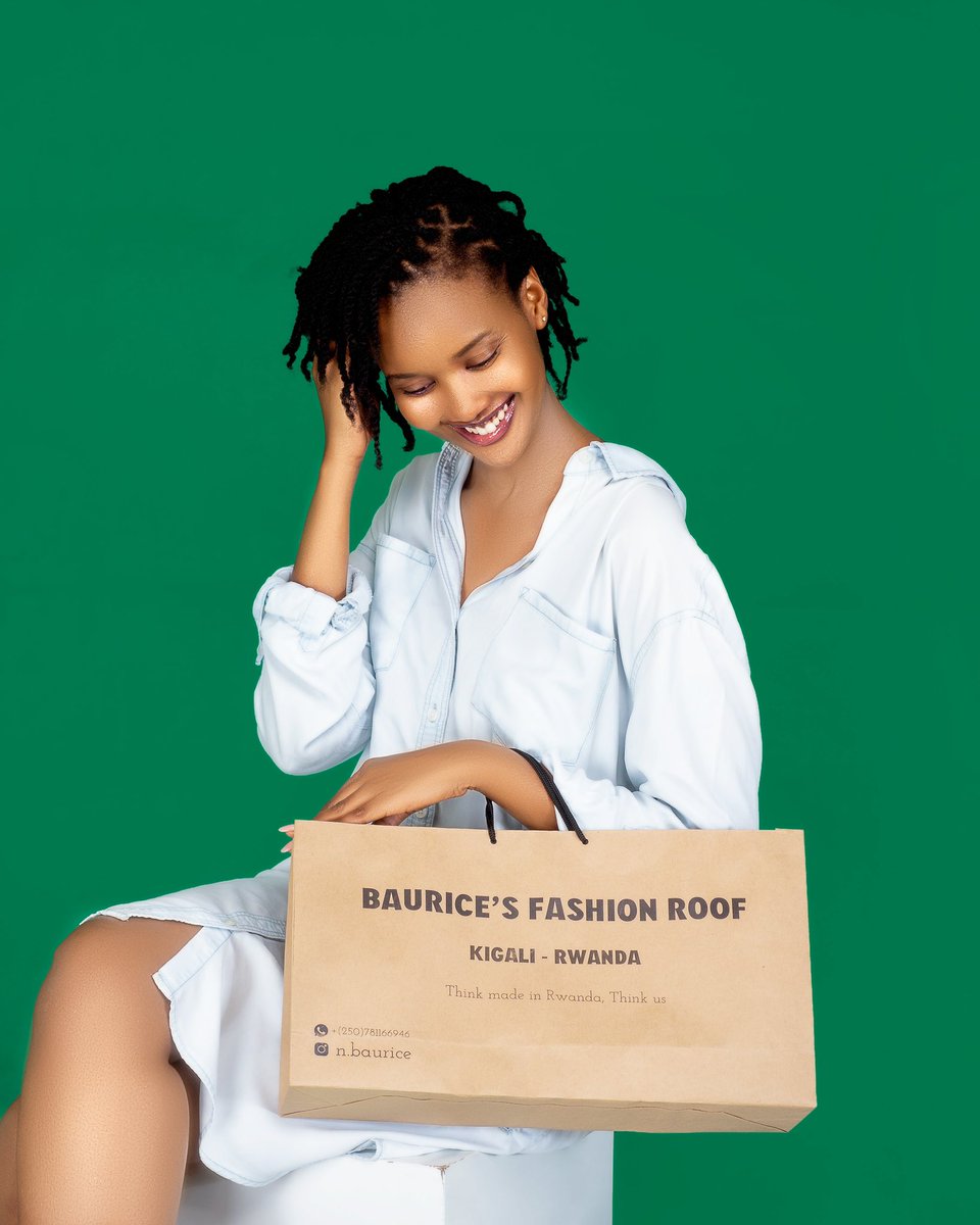 The customer distribution for Baurice's Fashion Roof By International Selling and Marketing Ltd is: 55% in Rwanda, 25% in USA &amp; Canada, 15% in Europe, and 5% in the EAC. #BauriceFashion♥️