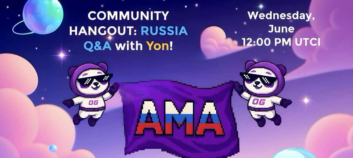 eternia_xx's tweet photo. 🐼 Awesome AMA @0G_labs ! Thank you so much to everyone who was with us! Thanks to @m4lkxx @nnewera3 and @gxdwalk you are the best! 👀 And thanks to dear @officialyonwell for organising this event! 

We are 0G 💜
#0g #0GLabs https://t.co/bArCSrqIWj