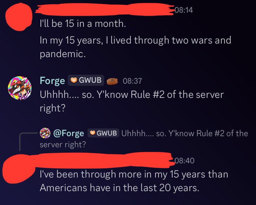 What a way to wake up🫠Reminder for everyone that while I don’t do NSFW content, I’m an 18+ creator.

If you’re a minor, keep out of 18+ spaces. It’s not just for us, it’s also for you. There are literal laws in place for things like this. 

18+ means 18+. Not “I feel 18+”.