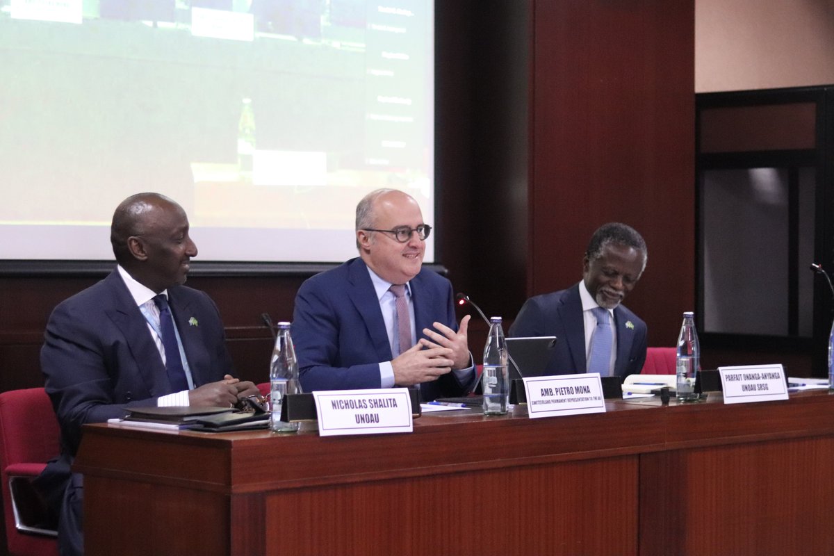Embassy of Switzerland in Ethiopia (@swissaddisababa) on Twitter photo Pleasure to assist the opening of the #CPSWorkshop co-organized by #ClimateSecurityMechanism & <a href="/UNOAU_/">UN Office to the African Union - UNOAU</a> with support by 🇨🇭
Climate Change is a threat to peace & int. security - coordinated efforts are crucial Pleasure to assist the opening of the #CPSWorkshop co-organized by #ClimateSecurityMechanism & <a href="/UNOAU_/">UN Office to the African Union - UNOAU</a> with support by 🇨🇭
Climate Change is a threat to peace & int. security - coordinated efforts are crucial