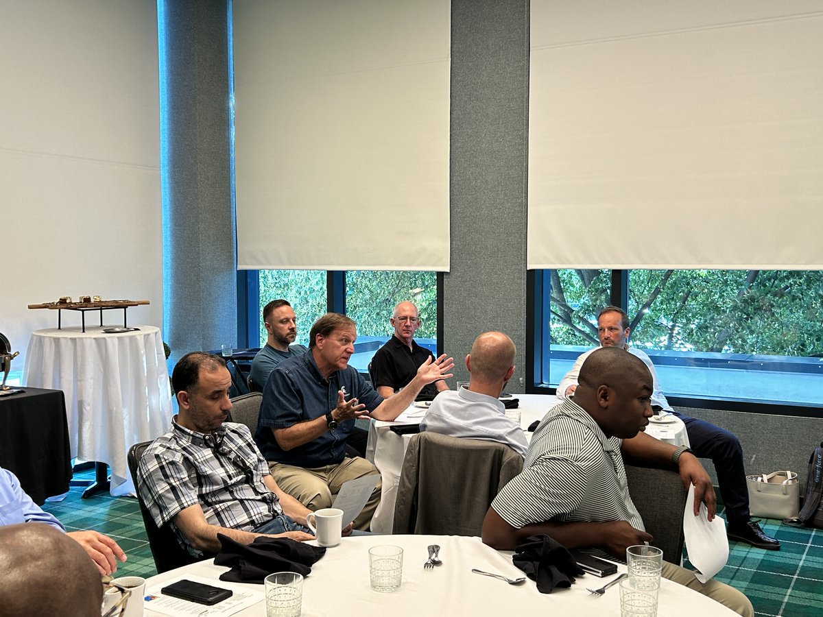 CANR_Intl's tweet photo. The first day of the #CANREuropeForum @CANRatMSU  ends with a warm reception and dinner at The Graduate Hotel, hosted by CANR International Programs. Networking, new connections, and global camaraderie. #MSUGlobal #CANRConnects https://t.co/w17Kh1t3Au