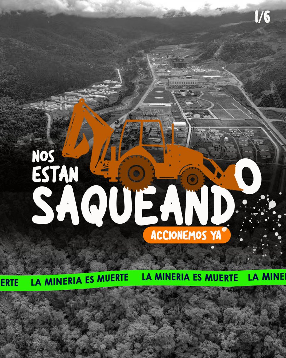 ☠️#MineríaSinMáscaras

🚩Empresas extranjeras se llevan los minerales que nutren nuestra tierra y nos deja montañas destruidas, ríos contaminados y muerte.

 #CasaComún #Mirador #Tundayme #NoCatastroMinero #Minería