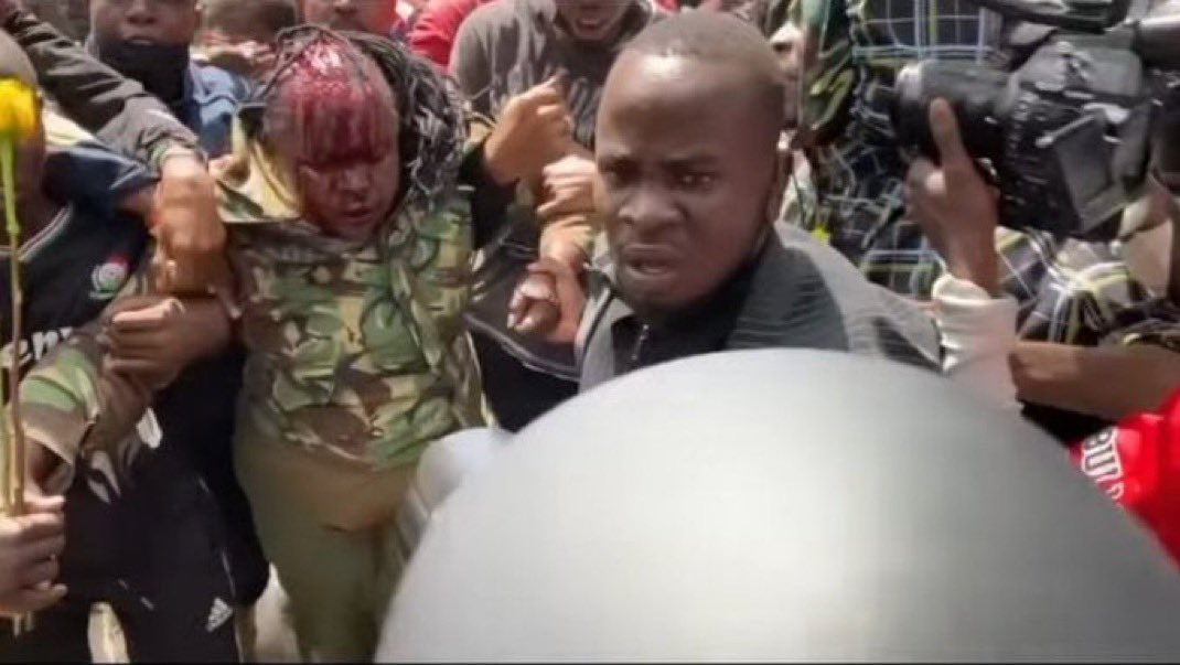 <a href="/SimonKaggwaNjal/">Simon Kaggwa Njala</a> We are very hospital to the police officers protecting protestors.