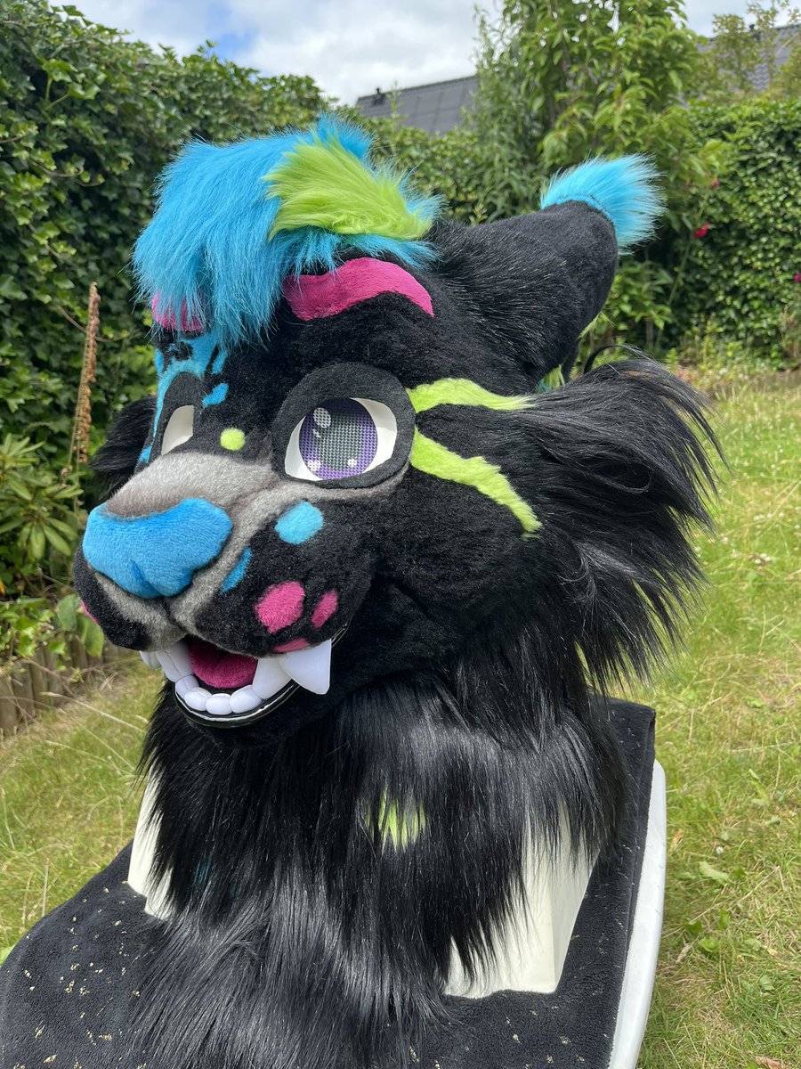 WeMightBite's tweet image. A lynx that’s made for the rave ✨
Will be up for offers soon as a fullsuit!