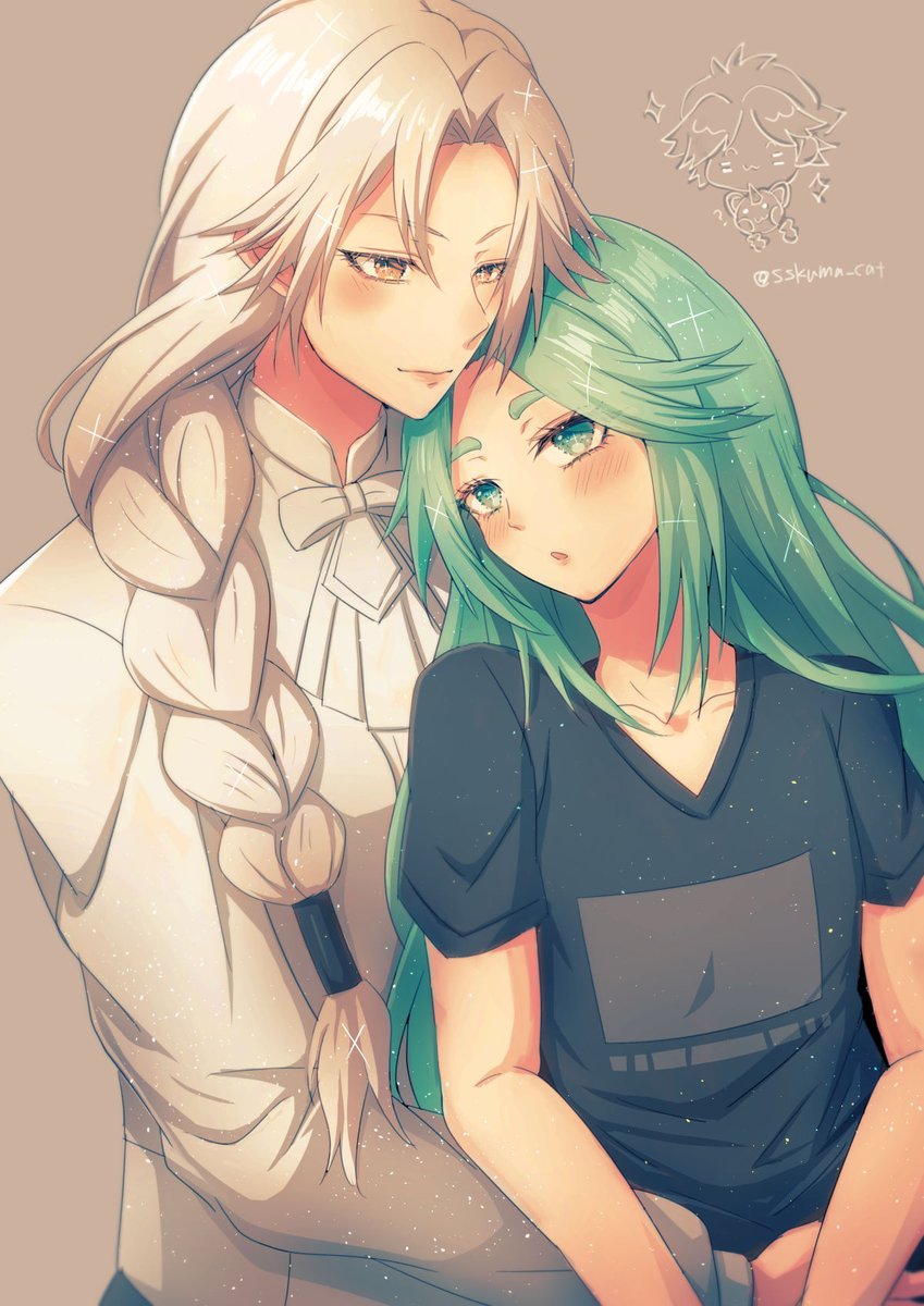 sskuma_cat's tweet image. リウ・ユーウェイ(クイーン)/ラッキーシアン
この二人(+ジョニー)見てると癒される〜🍀
#TBHX #TOBEHEROX #凸变英雄X #tbhxqueen #luckycyan