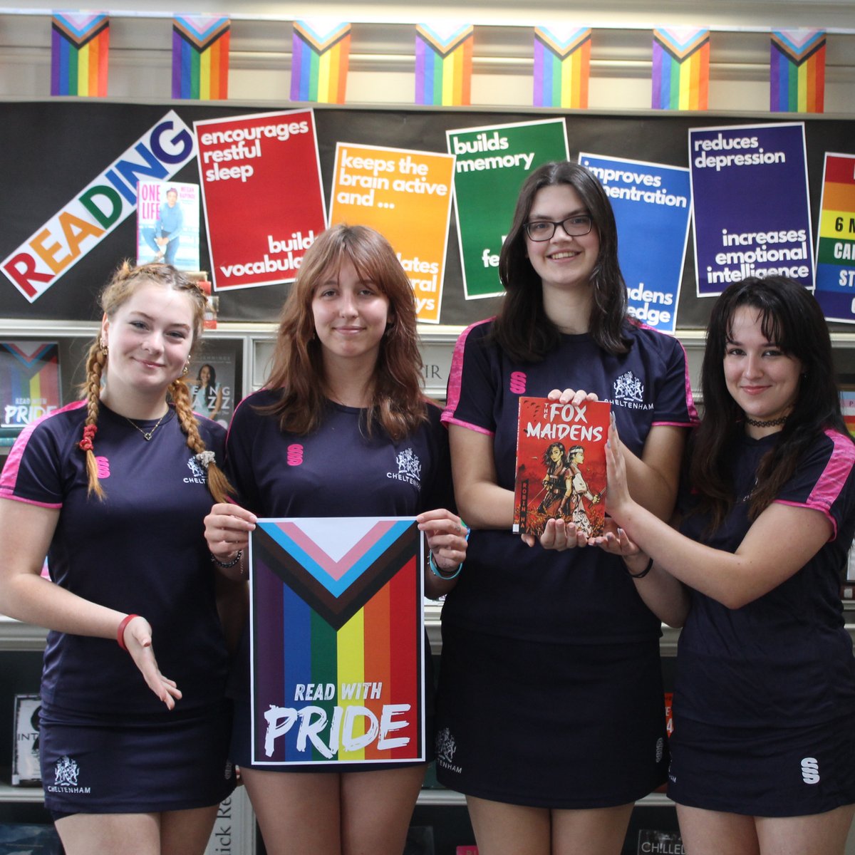 More from our Instagram relay: Cheltenham College is reading Fox Maidens by Robin Ha and Thomas Hardye School is reading Cinderella is Dead by Kalynn Bayron!

#ReadWithPride
